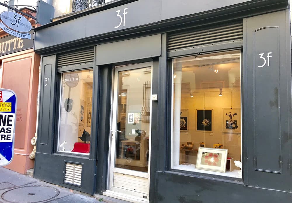パリ2人展「ヌードと花」